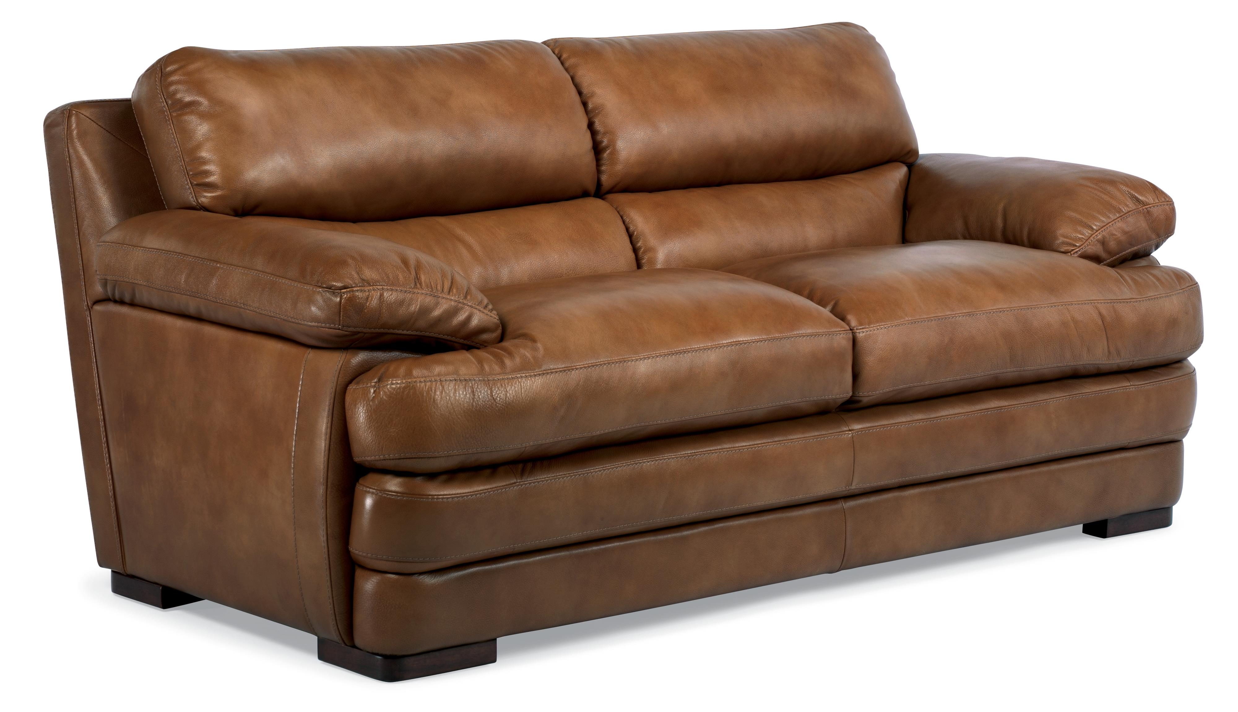 Flexsteel Latitudes Dylan Leather Two Cushion Sofa Belfort Furniture Sofas